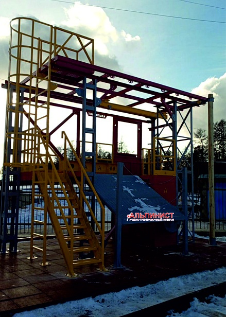 г. Северобайкальск.ОАО "РЖД" ввело в эксплуатацию учебный полигон «Альпинист 6-05» для подготовки сотрудников  